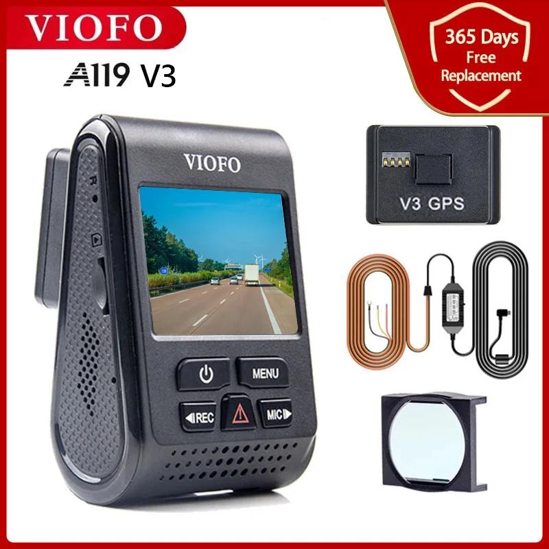 VIOFO  DVR  Ʈ ,  HD 2560x1600P  ī޶,   G- ɼ, GPS , 64GB, A119 V3, 2K 60fps